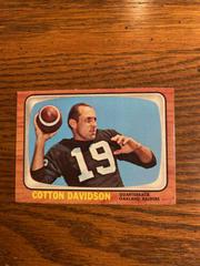 Cotton Davidson #109 Football Cards 1966 Topps Prices