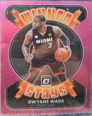 Dwyane Wade [Pink] #10 Basketball Cards 2021 Panini Donruss Optic Winner Stays Prices