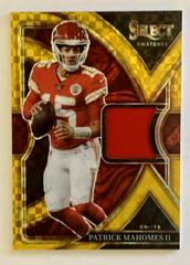 Patrick Mahomes II [Gold] #SS-2 Football Cards 2022 Panini Select Swatches Prizm Prices