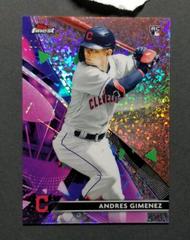 Andres Gimenez [Rose Gold Mini Diamond Refractor] #10 Baseball Cards 2021 Topps Finest Prices