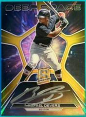 Rafael Devers [Gold] #DSS-RD Baseball Cards 2022 Panini Chronicles Deep Space Signatures Prices