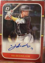 Ha Seong Kim #RS87-HK Baseball Cards 2021 Panini Donruss Optic Retro 1987 Signatures Prices