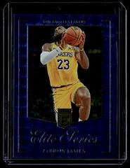 LeBron James [Blue] #1 Basketball Cards 2023 Donruss Elite Series Prices