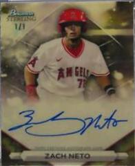 Zach Neto [Superfractor] #PA-ZN Baseball Cards 2023 Bowman Sterling Prospect Autograph Prices