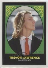 Trevor Lawrence [Black] Football Cards 2021 Topps X Trevor Lawrence Prices