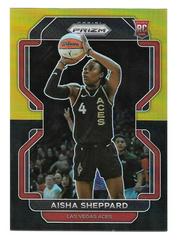 Aisha Sheppard [Black Gold] Basketball Cards 2022 Panini Prizm WNBA Prices