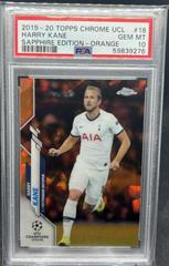 Harry Kane [Orange Refractor] #18 Soccer Cards 2019 Topps Chrome UEFA Champions League Prices