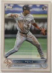 Jeremy Pena [Clear] Baseball Cards 2022 Topps Update Prices
