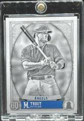 Mike Trout [Black & White] #244 Baseball Cards 2021 Topps Gypsy Queen Prices