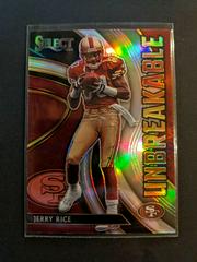 Jerry Rice [Prizm] #U8 Football Cards 2020 Panini Select Unbreakable Prices