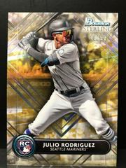 Julio Rodriguez [Gold] #BSR-32 Baseball Cards 2022 Bowman Sterling Prices