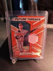 Cooper Hjerpe [Orange] Baseball Cards 2022 Panini Elite Extra Edition Future Threads Prices