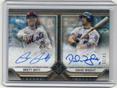 David Wright, Brett Baty #DA-BW Baseball Cards 2023 Topps Museum Collection Dual Autographs Prices