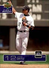 Jose Ortiz Baseball Cards 2003 Upper Deck First Pitch Prices