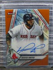 David Ortiz [Orange] #FMA-DO Baseball Cards 2022 Topps Finest Moments Autographs Prices