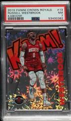 Russell Westbrook #13 Basketball Cards 2019 Panini Crown Royale Kaboom Prices