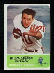 Billy Cannon #47 Football Cards 1962 Fleer Prices