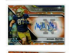 Michael Mayer #PCS-MM Football Cards 2022 Bowman Chrome University Prime Signatures Prices