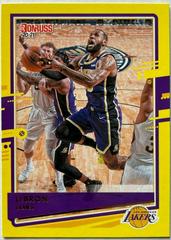 LeBron James [Yellow Flood] #12 Basketball Cards 2021 Panini Donruss Prices