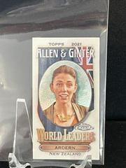 Jacinda Ardern #MWL-6 Baseball Cards 2021 Topps Allen & Ginter Chrome Mini World Leaders Prices