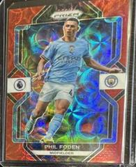 Phil Foden [Choice Red] Soccer Cards 2022 Panini Prizm Premier League Prices
