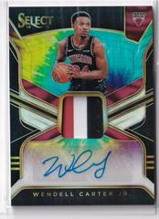 Wendell Carter Jr. [Tie Dye] Basketball Cards 2018 Panini Select Rookie Jersey Autographs Prices