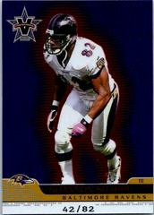 Shannon Sharpe [Red] Football Cards 2001 Pacific Vanguard Prices