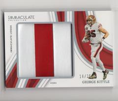 George Kittle #55 Football Cards 2023 Panini Immaculate Patch Prices