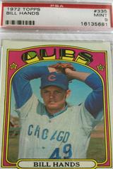 Bill Hands #335 Baseball Cards 1972 Topps Prices