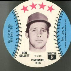 Don Gullett Baseball Cards 1976 Orbaker's Discs Prices