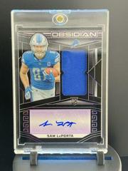 Sam LaPorta [Yellow Electric Etch] #130 Football Cards 2023 Panini Obsidian Signature Prices