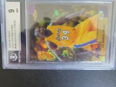 Shaquille O'Neal [Gold Refractor] Basketball Cards 1999 Finest Prices