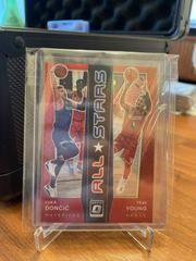 Luka Doncic, Trae Young [Red] #11 Basketball Cards 2021 Panini Donruss Optic All Stars Prices