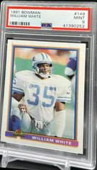 William White #149 Football Cards 1991 Bowman Prices