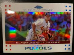 Albert Pujols [White Refractor] #265 Baseball Cards 2007 Topps Chrome Prices