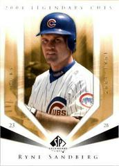 Ryne Sandberg #106 Baseball Cards 2004 SP Legendary Cuts Prices