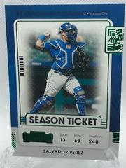Salvador Perez [Green Foil] Baseball Cards 2021 Panini Donruss Optic Prices