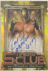 Rey Mysterio [Gold Refractor] Wrestling Cards 2021 Topps Chrome WWE 5 Timers Club Autographs Prices