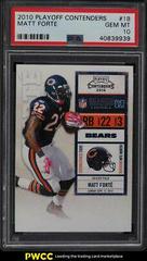 Matt Forte Football Cards 2010 Playoff Contenders Prices