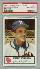 Ernie Johnson #7 Baseball Cards 1953 Johnston Cookies Braves Prices