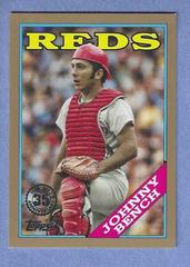 Johnny Bench [Gold] #88US-20 Baseball Cards 2023 Topps Update 1988 Prices