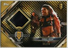 Ember Moon [Gold] Wrestling Cards 2019 Topps WWE Road to Wrestlemania Mat Relics Prices