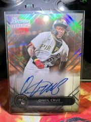 Oneil Cruz Baseball Cards 2022 Bowman Sterling Rookie Autographs Prices
