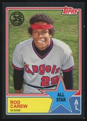 Rod Carew [Black] #70 Baseball Cards 2018 Topps 1983 Baseball All Stars Prices