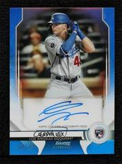 Gavin Lux [Blue Refractor] Baseball Cards 2020 Bowman Sterling Rookie Autographs Prices