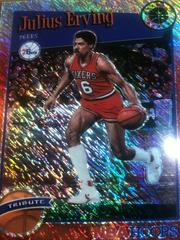 Julius Erving [Red Shimmer] Basketball Cards 2019 Panini Hoops Premium Stock Prices