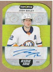 Josh Bailey #RI-JB Hockey Cards 2022 Upper Deck Synergy Rink Ink Autographs Prices