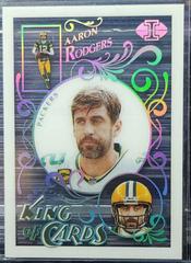 Aaron Rodgers [Rainbow] #KC-4 Football Cards 2021 Panini Illusions King of Cards Prices