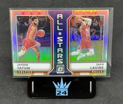 Jayson Tatum, Zach LaVine [Holo] #5 Basketball Cards 2022 Panini Donruss Optic All Stars Prices