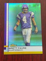 Brett Favre [Refractor] #4 Football Cards 2009 Topps Finest Prices